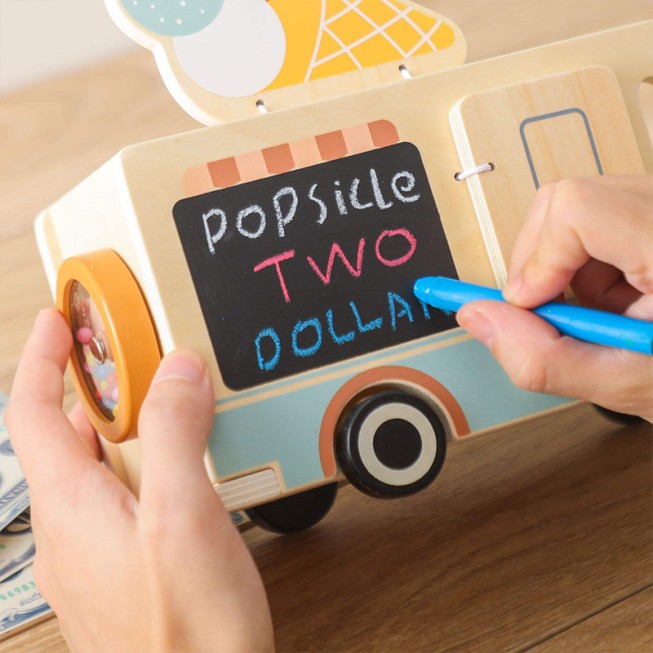 Multifunctional ice cream truck educational toy