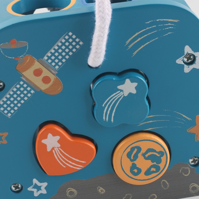 Stylish shape sorting educational toy