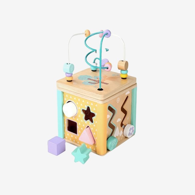 Multifunctional cube educational toy