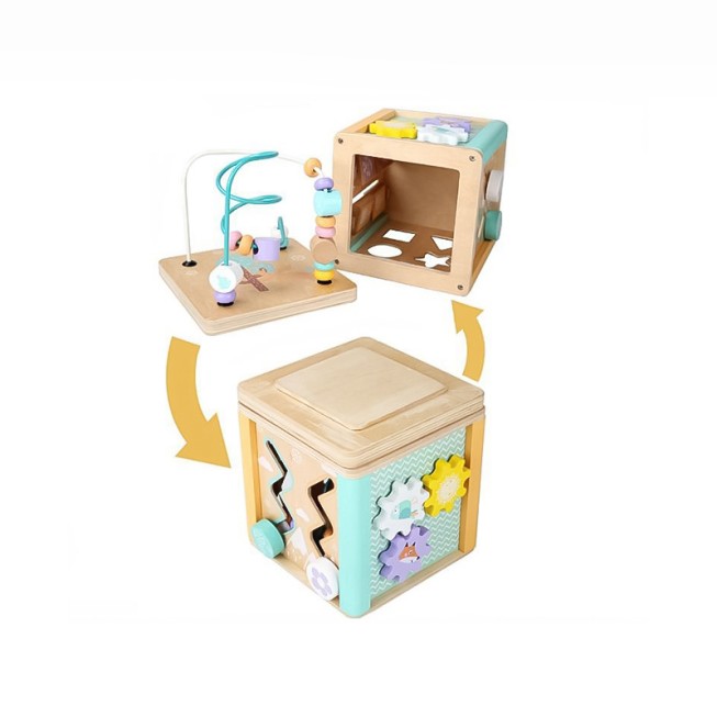 Multifunctional cube educational toy