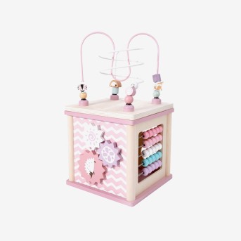 Cube bead maze busy box educational toy