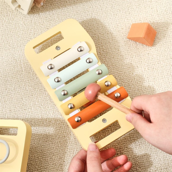 House-shaped busy box educational toy