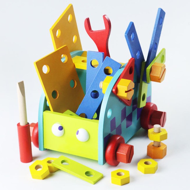 Building block car disassembly tool educational toy