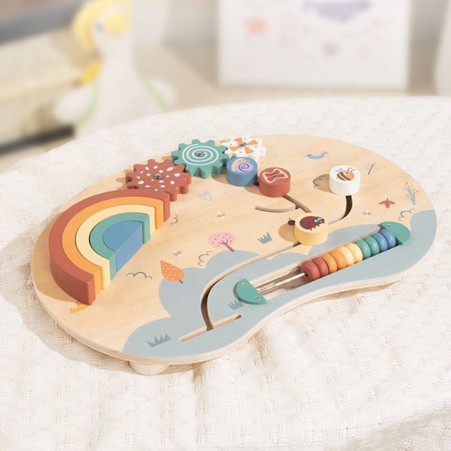 Cartoon busy board educational toy