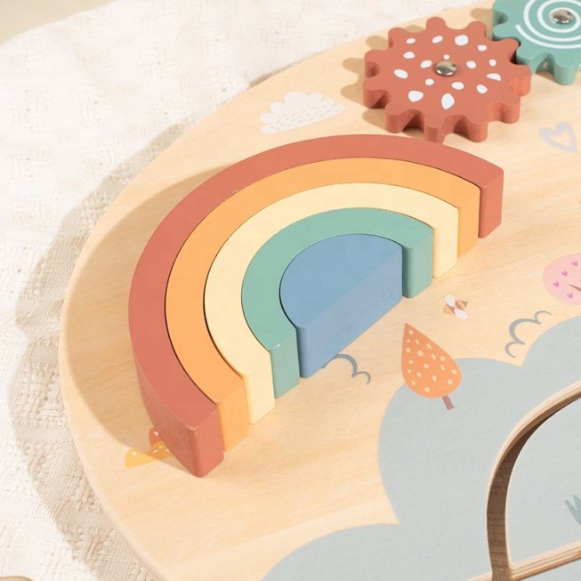 Cartoon busy board educational toy