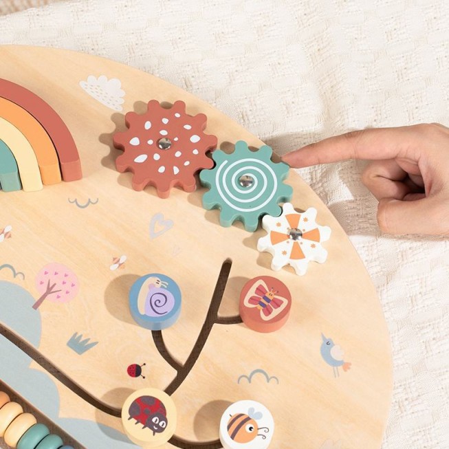 Cartoon busy board educational toy