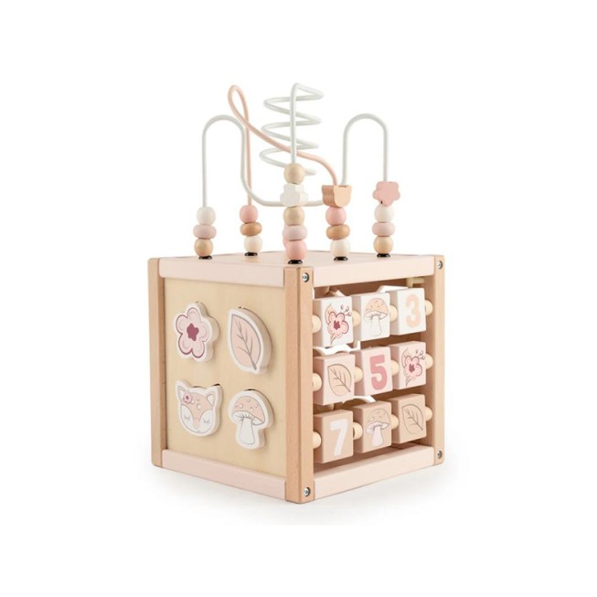 Interactive multi-functional cube puzzle toy