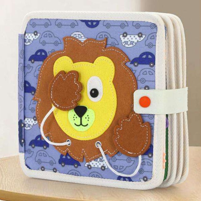 Early childhood learning felt activity board