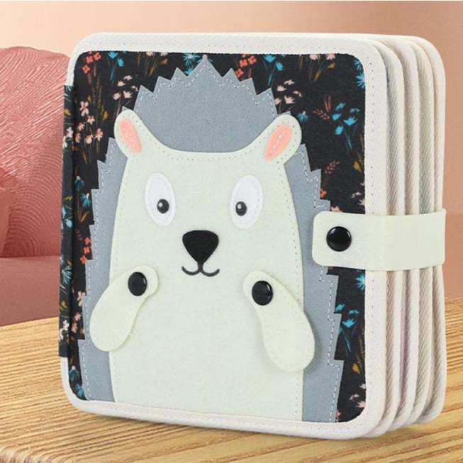 Durable and safe children's felt activity board