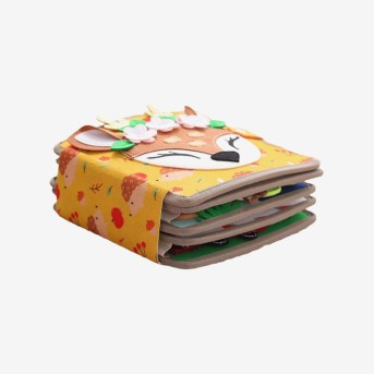 Soft and educational children's felt activity board