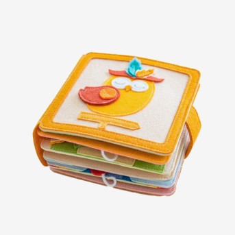 High-quality handmade children's felt activity board