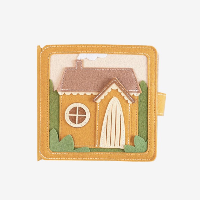 Cartoon eco-friendly children's felt activity board