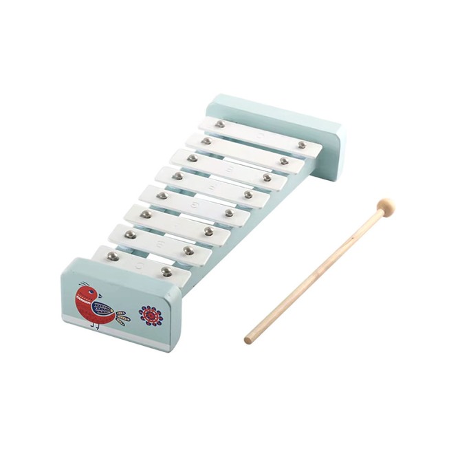Simple wooden xylophone baby musical toy