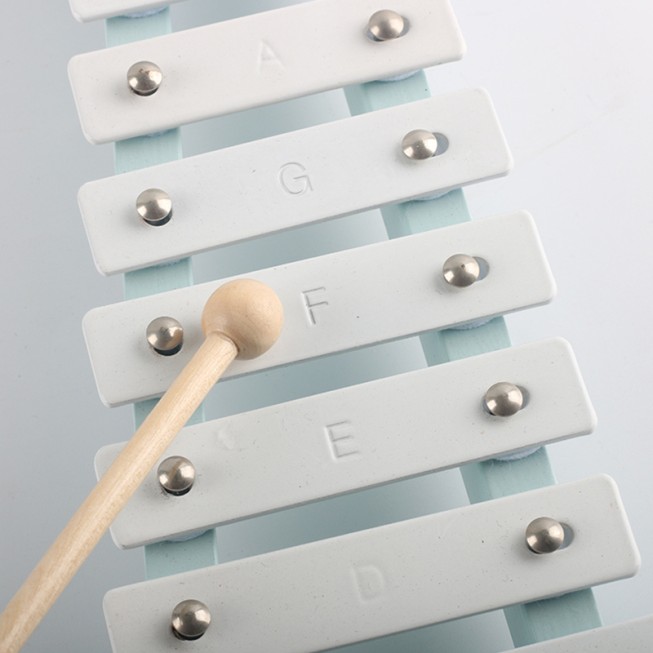 Simple wooden xylophone baby musical toy