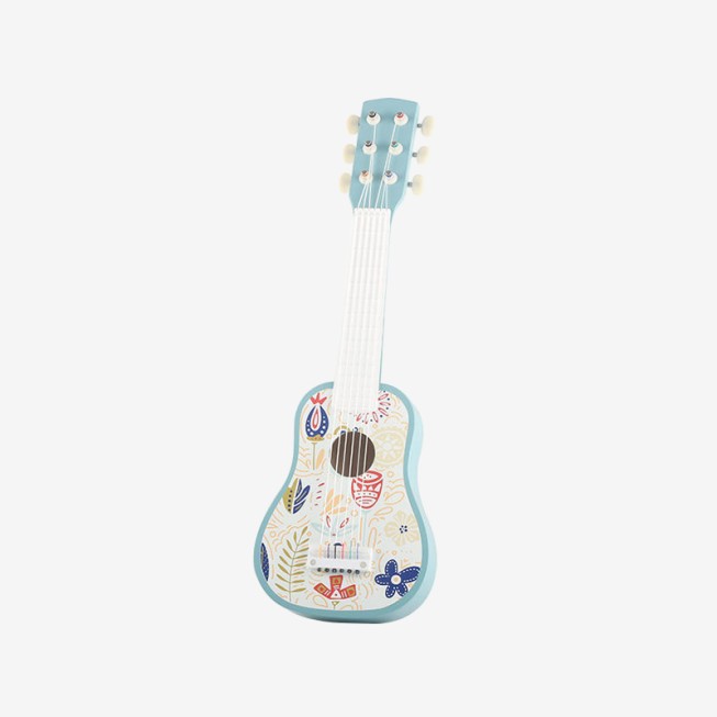 Stylish printed guitar baby musical toy