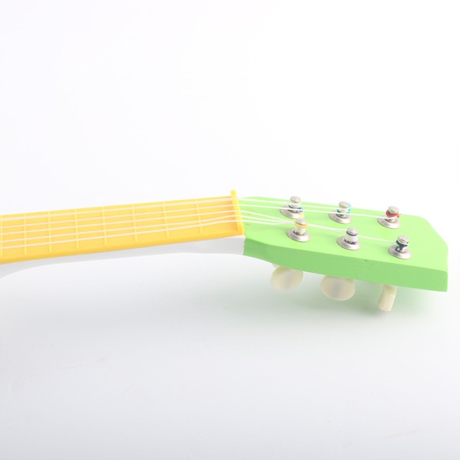 Miniature wooden guitar baby musical toy