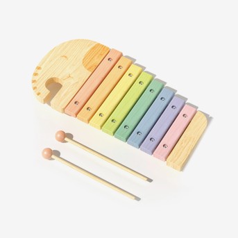 8-key wooden xylophone baby musical toy