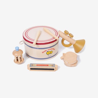 Five-piece realistic baby musical toy set