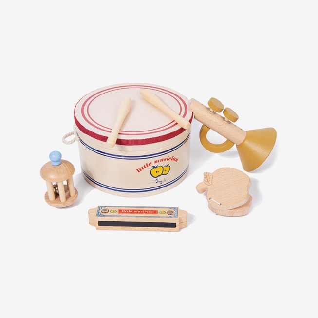 Five-piece realistic baby musical toy set