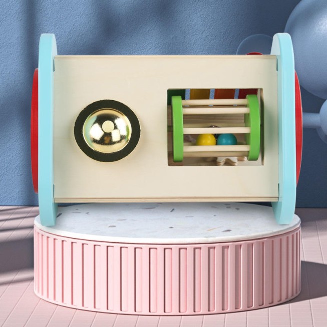 5-in-1 multi-functional wooden baby musical toy