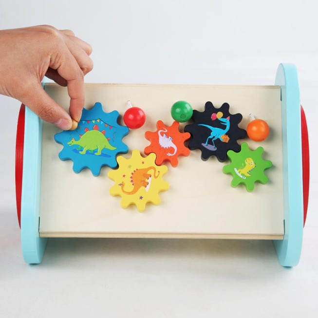 5-in-1 multi-functional wooden baby musical toy