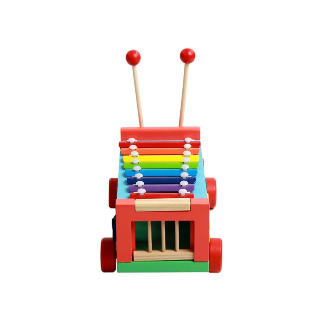 Animal-themed pull-along musical toys for babies