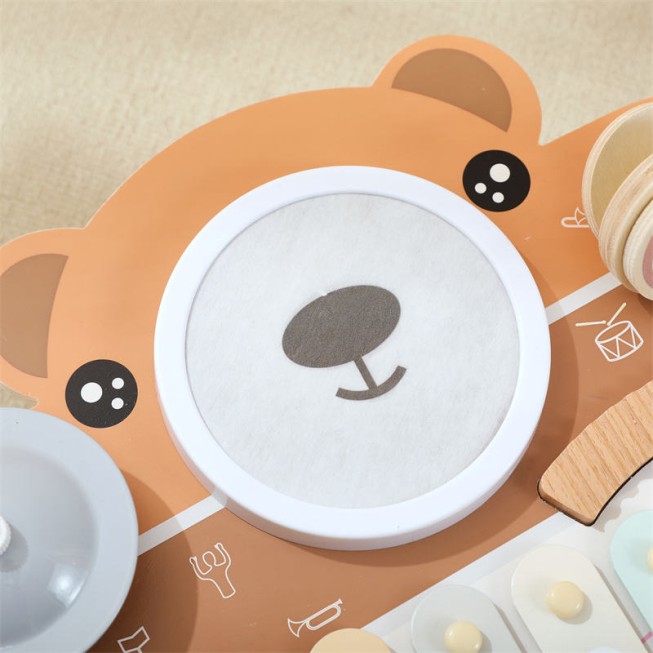 Cartoon bear multifunctional baby musical toy