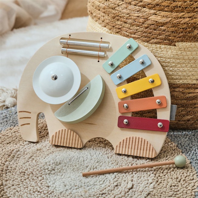 High-quality elephant-shaped baby musical toys