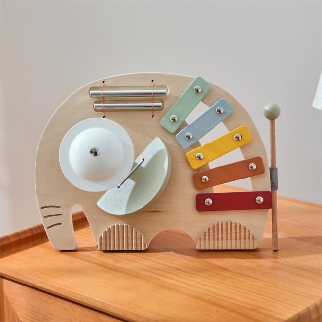 High-quality elephant-shaped baby musical toys