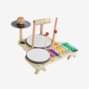 Frog-shaped multifunctional baby musical toy