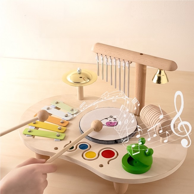 Multifunctional xylophone drum baby musical toy
