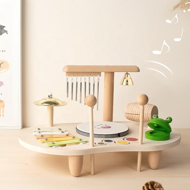 Multifunctional xylophone drum baby musical toy