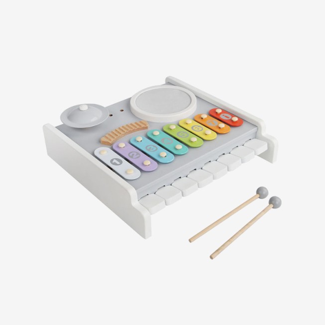 High-quality wooden piano baby musical toy