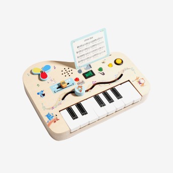 Classic wooden piano baby musical toy