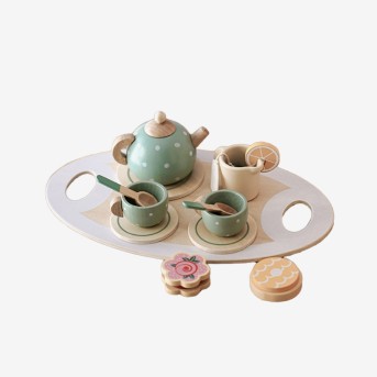 Wooden afternoon tea early education toys