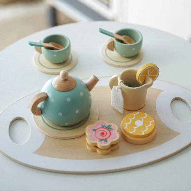 Wooden afternoon tea early education toys