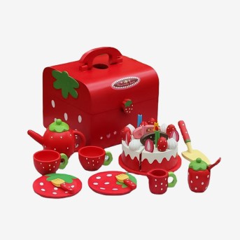 Strawberry cake set early education toy