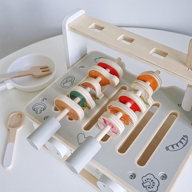 Mini barbecue set early education toy