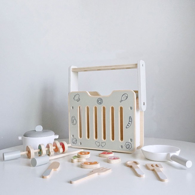 Mini barbecue set early education toy