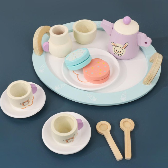 Cute tea set early childhood education toy