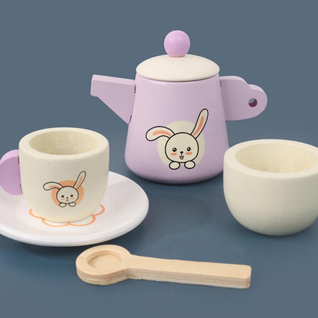 Cute tea set early childhood education toy