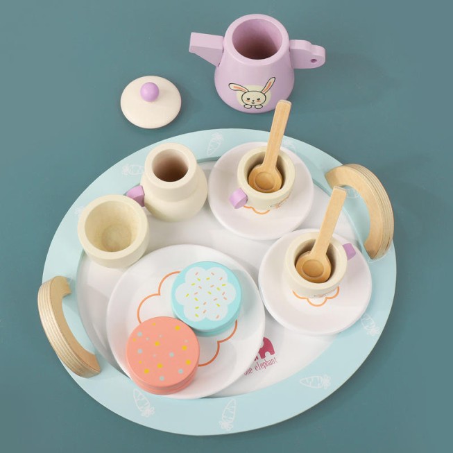 Cute tea set early childhood education toy