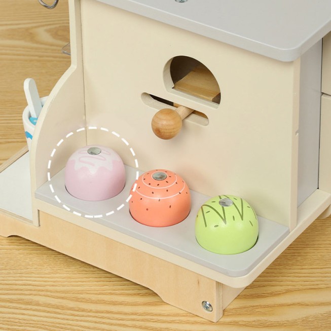 Mini ice cream set early education toy