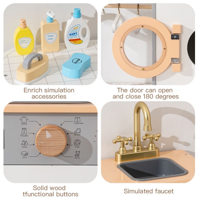 Stylish washing machine early education toy
