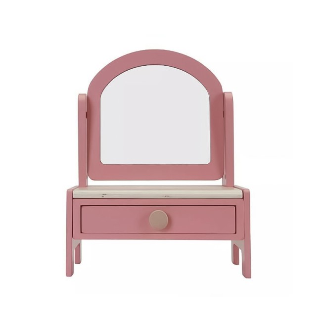 Pink dressing table early education toy