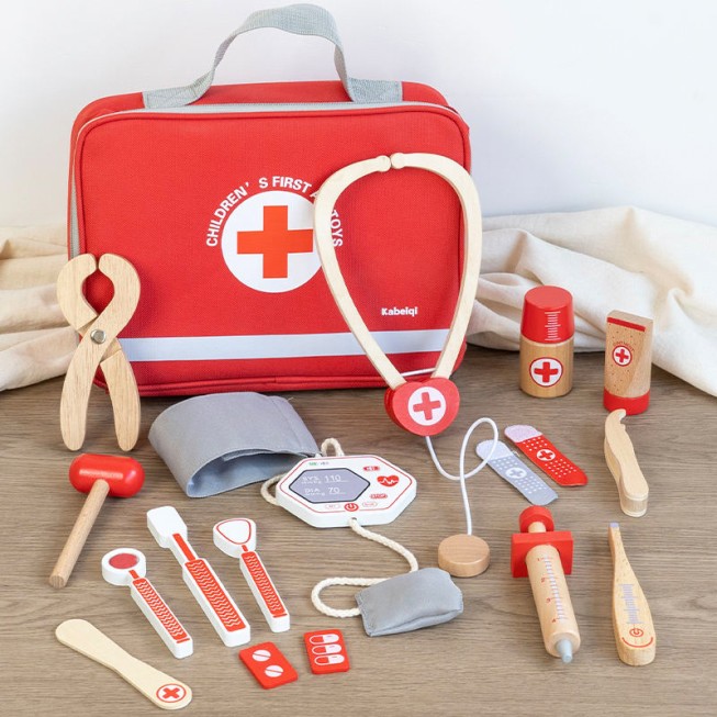 Medical tool set early education toy