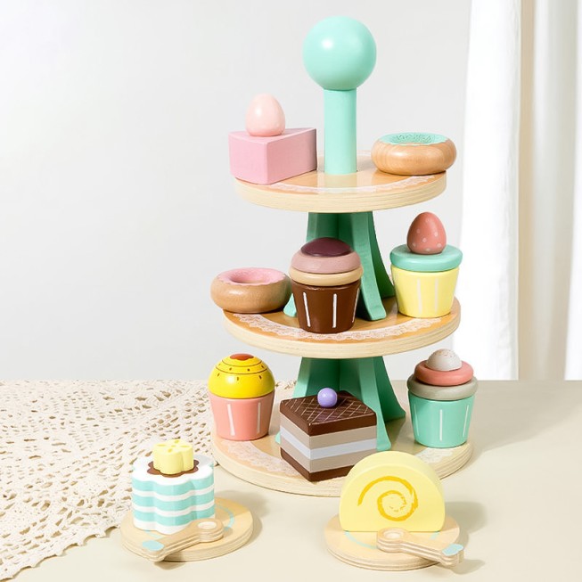 Dessert cake stand early education toy