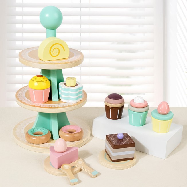 Dessert cake stand early education toy