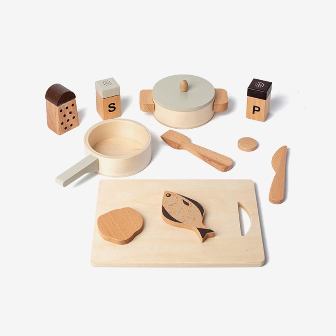 Cooking utensil set early education toy