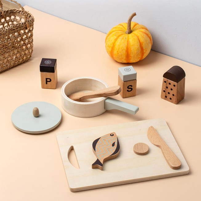 Cooking utensil set early education toy